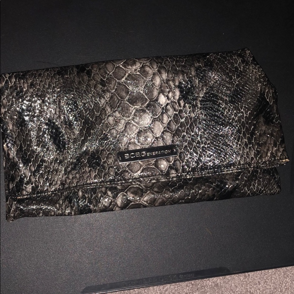 BCBGeneration magnet fold over clutch